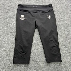 Under Armour HeatGear Wounded Warrior Project Leggings Womens L Black Athletic
